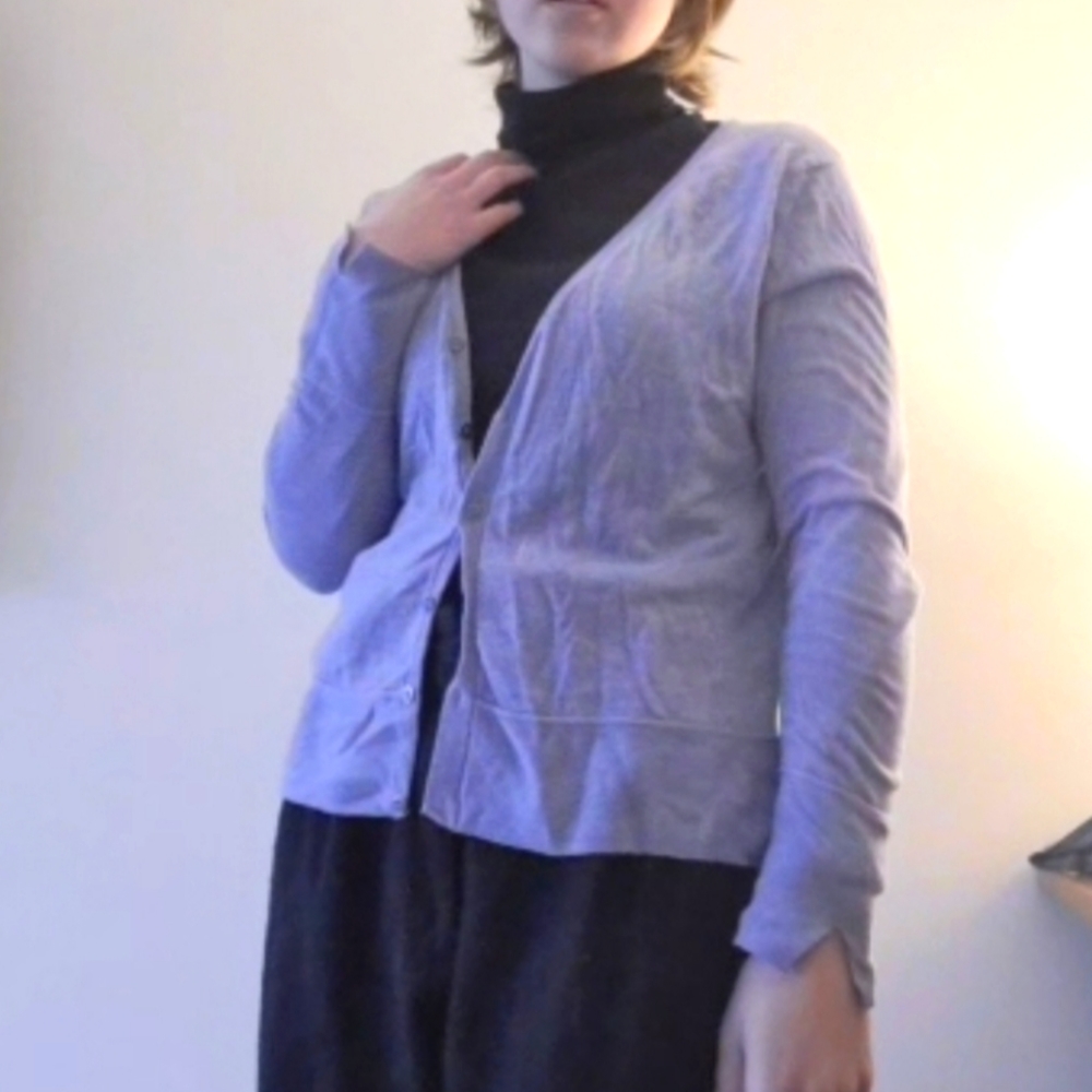 Blue Cardigan